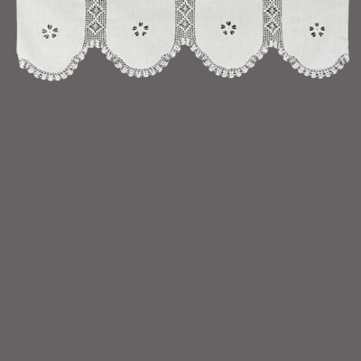 Rideau multifonctionnel fait main traditionnel avec broderie tricotée