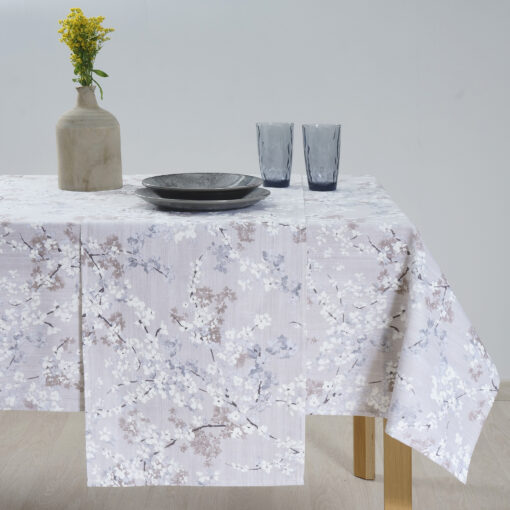Cotton Tablecloth and Decorative Items with Printed Pattern