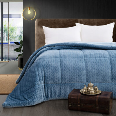 Extra double blanket Art 11060 220 × 240 Blue