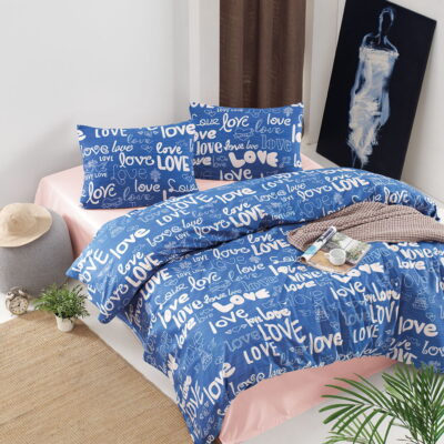 Extra double duvet cover Love Art 1806 220 × 240 Printed