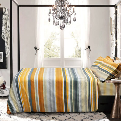 Morgan Art 1981 double bed linen set 230 × 240 Yellow