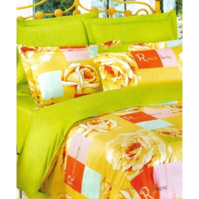 Duvet cover double with Bottom sheet with elastic Joy11 215x240 Printed