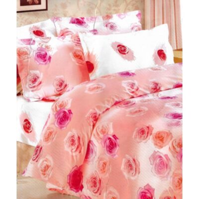 Duvet cover double with Bottom sheet with elastic Joy13 215x240 Printed