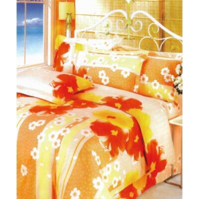 Duvet cover double with Bottom sheet with elastic Joy9 215x240 Printed