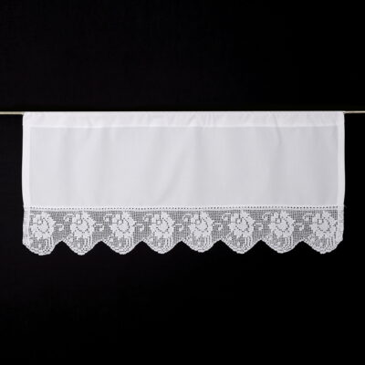 Traditional Curtain with Handmade Lace
