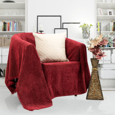 Ριχτάρι Σενίλ σε Μπορντώ Χρώμα