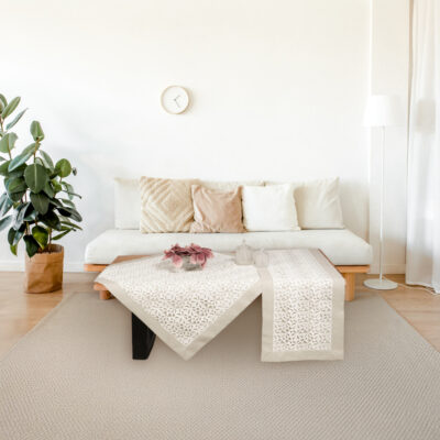 Διακοσμητικό Καρέ/Τραπεζοκαρέ/Τραβέρσα σε Γκρι Χρώμα