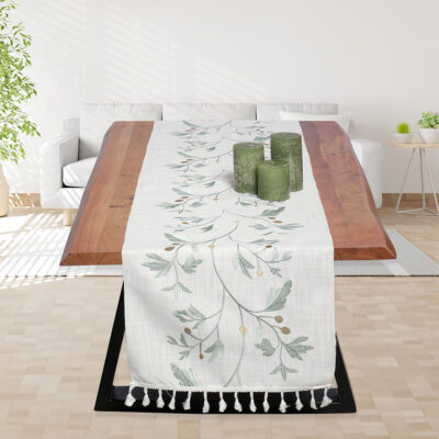 Τραβέρσα 40 x 170 με Σιέλ Κέντημα