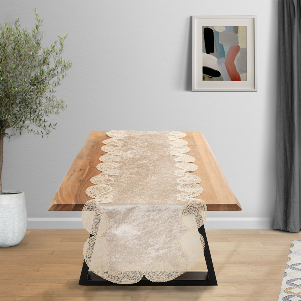 EFFIE Βελούδο Μπεζ